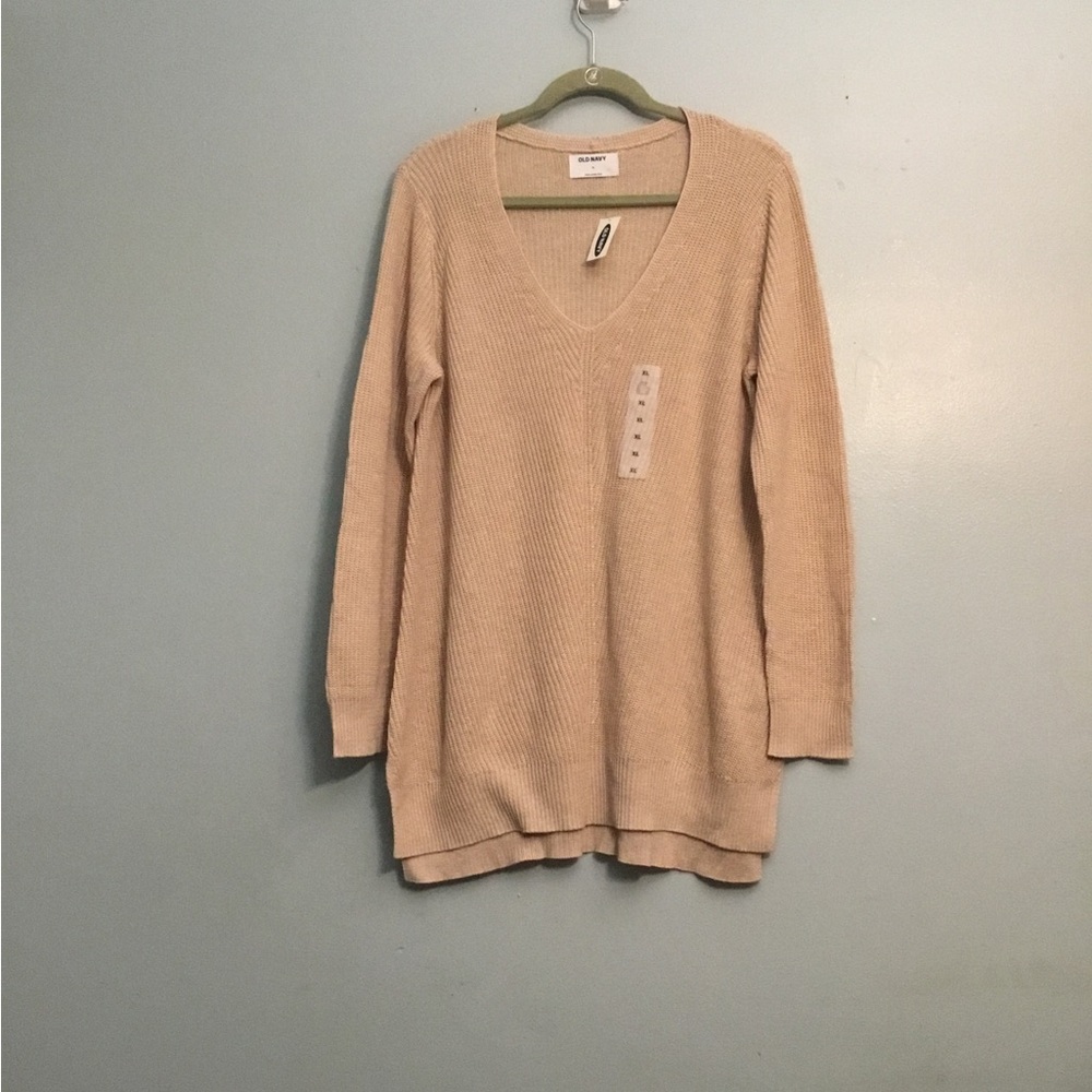 Old Navy Women's V-Neck Sweater - Beige